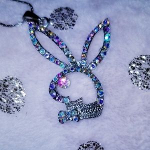 Playboy necklace with Swarovski crystals